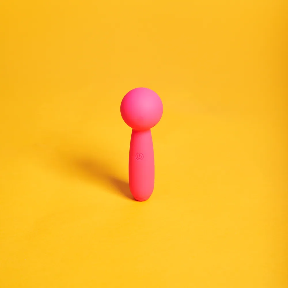 Lolly mini wand vibrator close-up detail